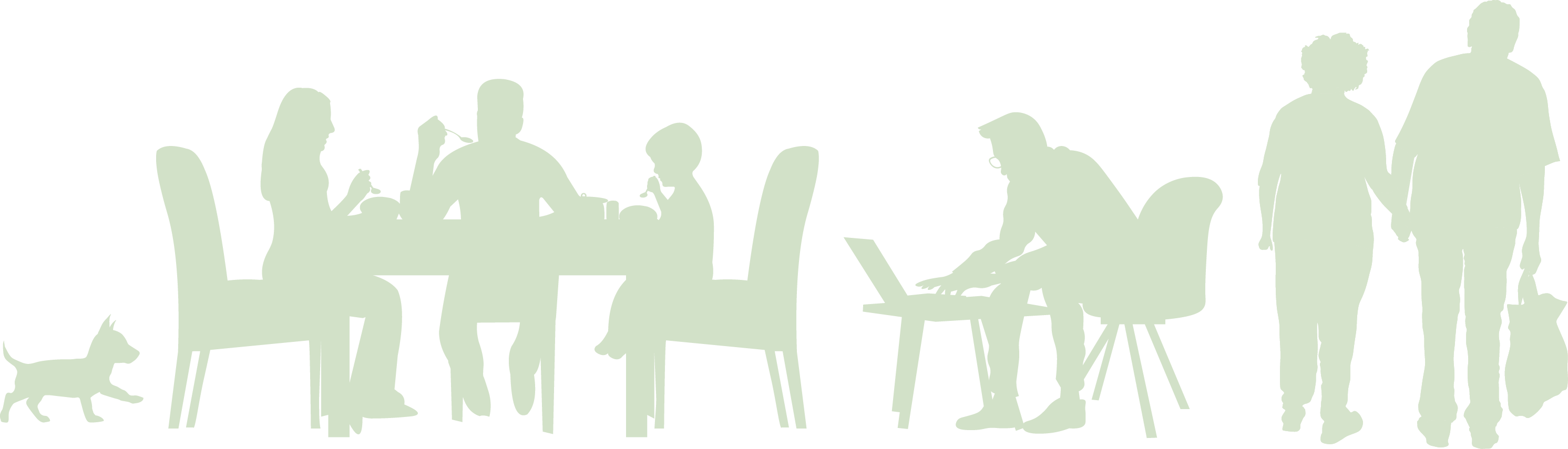 Illustration som symboliserar hyresgäster